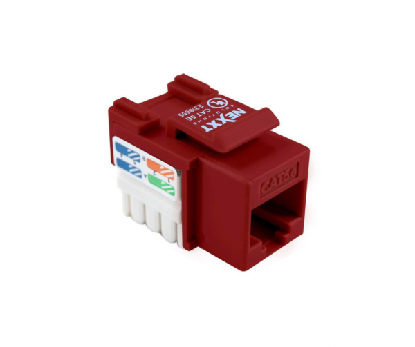 KEYSTONE JACK CAT5E TIPO 110 ROJO