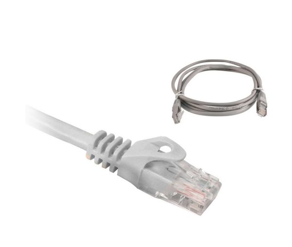 PATCHCORD QUEST CAT5E 3FT GRIS