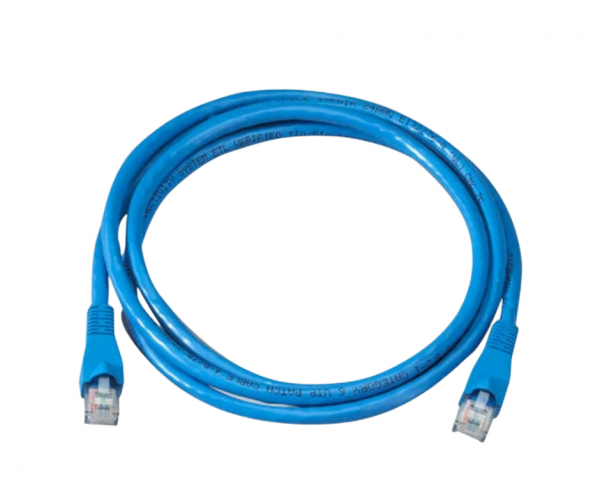 PATCH CORD CAT 6A DE 7 PIES COLOR AZUL