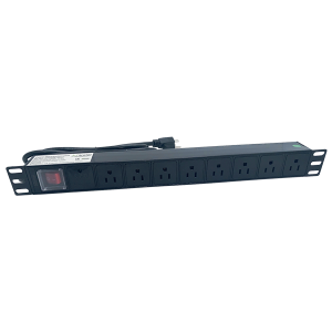 PDU Horizontal de 8 Salidas 15A 19" Nitrotel NTPDU081501A2