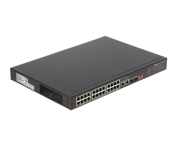 Switch PoE 24 Puertos Dahua DH-PFS4226-24ET-240